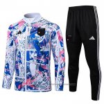 Sweatshirt Tracksuit Japan 2025-2026 White Blue