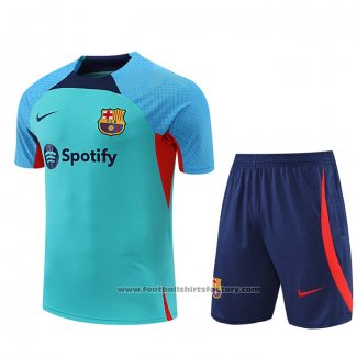 Tracksuit Barcelona Short Sleeve 2022-2023 Green - Shorts