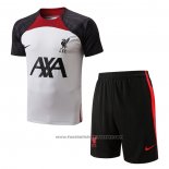 Tracksuit Liverpool Short Sleeve 2022-2023 White - Shorts