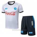 Tracksuit Napoli Short Sleeve 2025-2026 White - Shorts