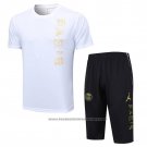 Tracksuit Paris Saint-Germain Jordan Short Sleeve 2023-2024 White - Shorts