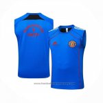Training Shirt Manchester United Without Sleeves 2025-2026 Blue