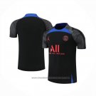 Training Shirt Paris Saint-Germain 2022-2023 Black and Blue