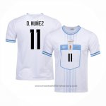 Uruguay Player D.nunez Away Shirt 2022