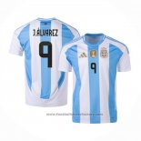 Argentina Player J.alvarez Home Shirt 2024