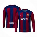 Barcelona Home Shirt Long Sleeve 2023-2024