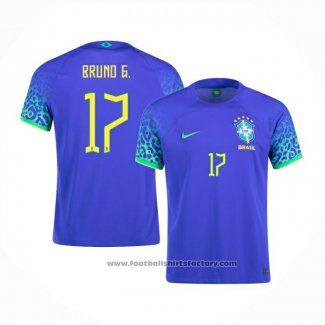 Brazil Player Bruno G. Away Shirt 2022