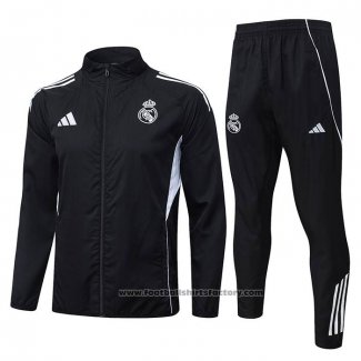 Windbreaker Suit Real Madrid 2025-2026 Black
