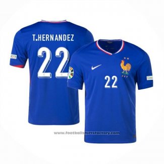 France Player T.hernandez Home Shirt 2024