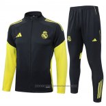 Jacket Tracksuit Real Madrid 2025-2026 Grey Yellow