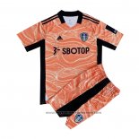 Leeds United Goalkeeper Shirt Kids 2021-2022 Orange