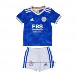 Leicester City Home Shirt Kids 2021-2022