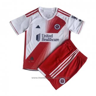 New England Revolution Away Shirt Kids 2023-2024