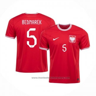 Poland Player Bednarek Away Shirt 2022