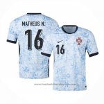 Portugal Player Matheus N. Away Shirt 2024
