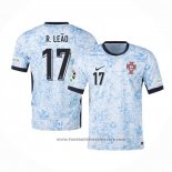 Portugal Player R.leao Away Shirt 2024