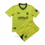Rangers Goalkeeper Shirt Kids 2023-2024 Yellow