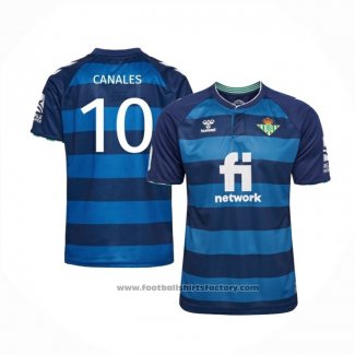 Real Betis Player Canales Away Shirt 2022-2023