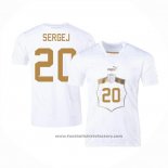 Serbia Player Sergej Away Shirt 2022