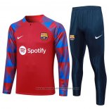 Sweatshirt Tracksuit Barcelona Kids 2023-2024 Red