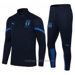 Sweatshirt Tracksuit Italy 2021-2022 Blue