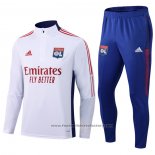 Sweatshirt Tracksuit Lyon 2021-2022 White