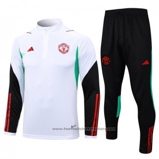 Sweatshirt Tracksuit Manchester United 2023-2024 White