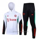 Sweatshirt Tracksuit Manchester United Kids 2023-2024 White