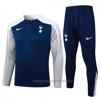Sweatshirt Tracksuit Tottenham Hotspur Kids 2025-2026 Blue Grey