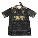 Thailand Real Madrid Dragon Shirt 2024-2025 Black Gold