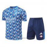 Tracksuit Arsenal Short Sleeve 2022-2023 Blue - Shorts