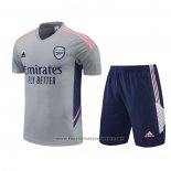 Tracksuit Arsenal Short Sleeve 2022-2023 Grey - Shorts