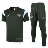 Tracksuit Manchester City Short Sleeve 2023-2024 Green
