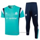 Tracksuit Olympique Marseille Short Sleeve 2023-2024 Green