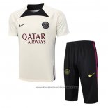 Tracksuit Paris Saint-Germain Short Sleeve 2023-2024 Albaricoque - Shorts