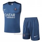 Tracksuit Paris Saint-Germain Without Sleeves 2025-2026 Grey