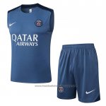 Tracksuit Paris Saint-Germain Without Sleeves 2025-2026 Grey