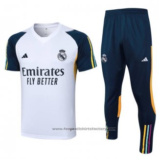 Tracksuit Real Madrid Short Sleeve 2023-2024 White