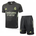 Tracksuit Real Madrid Short Sleeve 2025-2026 Grey Green - Shorts