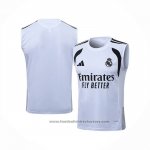 Training Shirt Real Madrid Without Sleeves 2025-2026 White