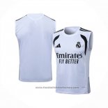 Training Shirt Real Madrid Without Sleeves 2025-2026 White