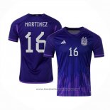 Argentina Player Martinez Away Shirt 2022