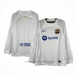 Barcelona Away Shirt Long Sleeve 2023-2024