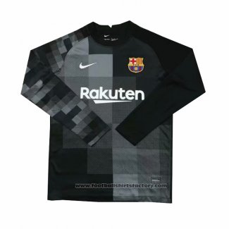 Barcelona Goalkeeper Shirt Long Sleeve 2021-2022 Black