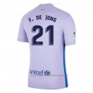 Barcelona Player F.de Jong Away Shirt 2021-2022
