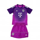 Bayern Munich Goalkeeper Shirt Kids 2025-2026 Purple