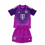 Bayern Munich Goalkeeper Shirt Kids 2025-2026 Purple