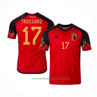 Belgium Player Trossard Home Shirt 2022