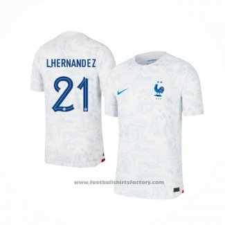 France Player L.hernandez Away Shirt 2022