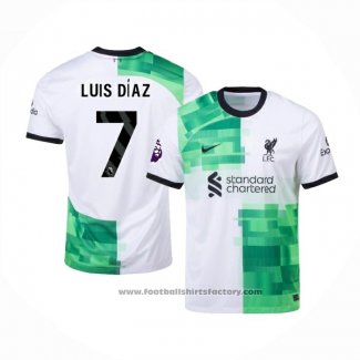 Liverpool Player Luis Diaz Away Shirt 2023-2024